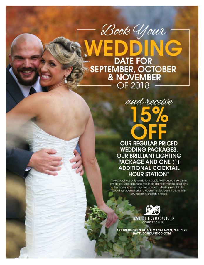 FALL WEDDING DATE SALE